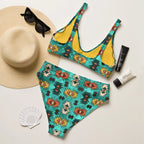 READY TO SHIP Yeehaw Turquoise Aztec Bikini SIZE MEDIUM Baha Ranch Western Wear
