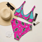 Baha Ranch Yeehaw Leopard Lightning Bikini Baha Ranch Western Wear