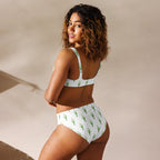Yeehaw All Over Cactus Bikini Baha Ranch Western Wear