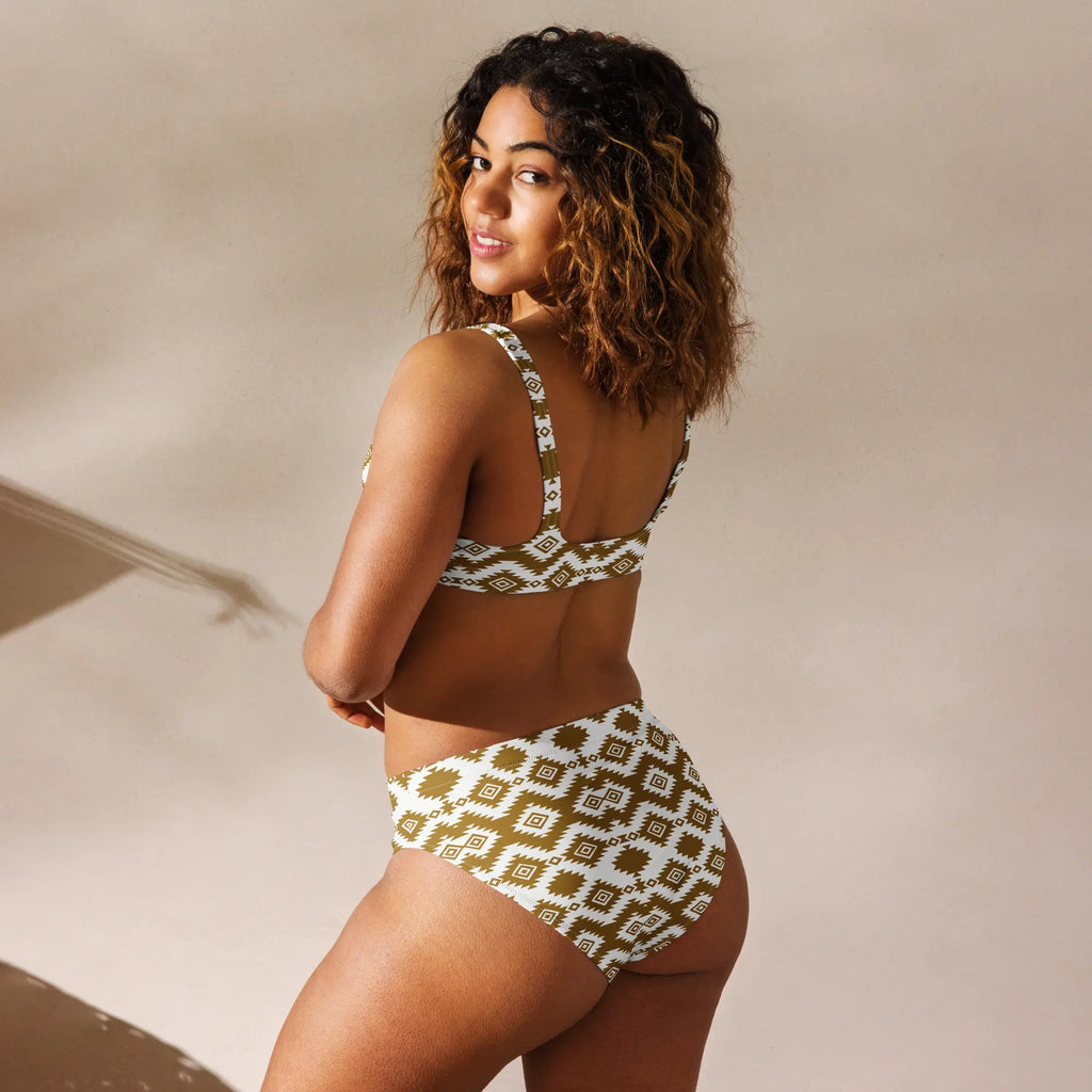 Baha Ranch Yeehaw Brown Aztec Bikini Baha Ranch Western Wear