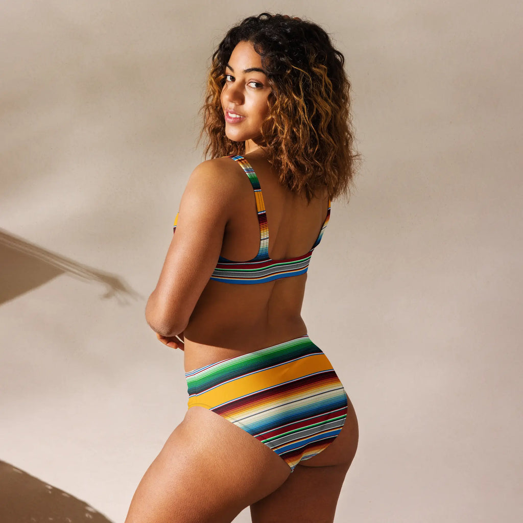 Baha Ranch Yeehaw Mustard Serape Bikini Baha Ranch Western Wear