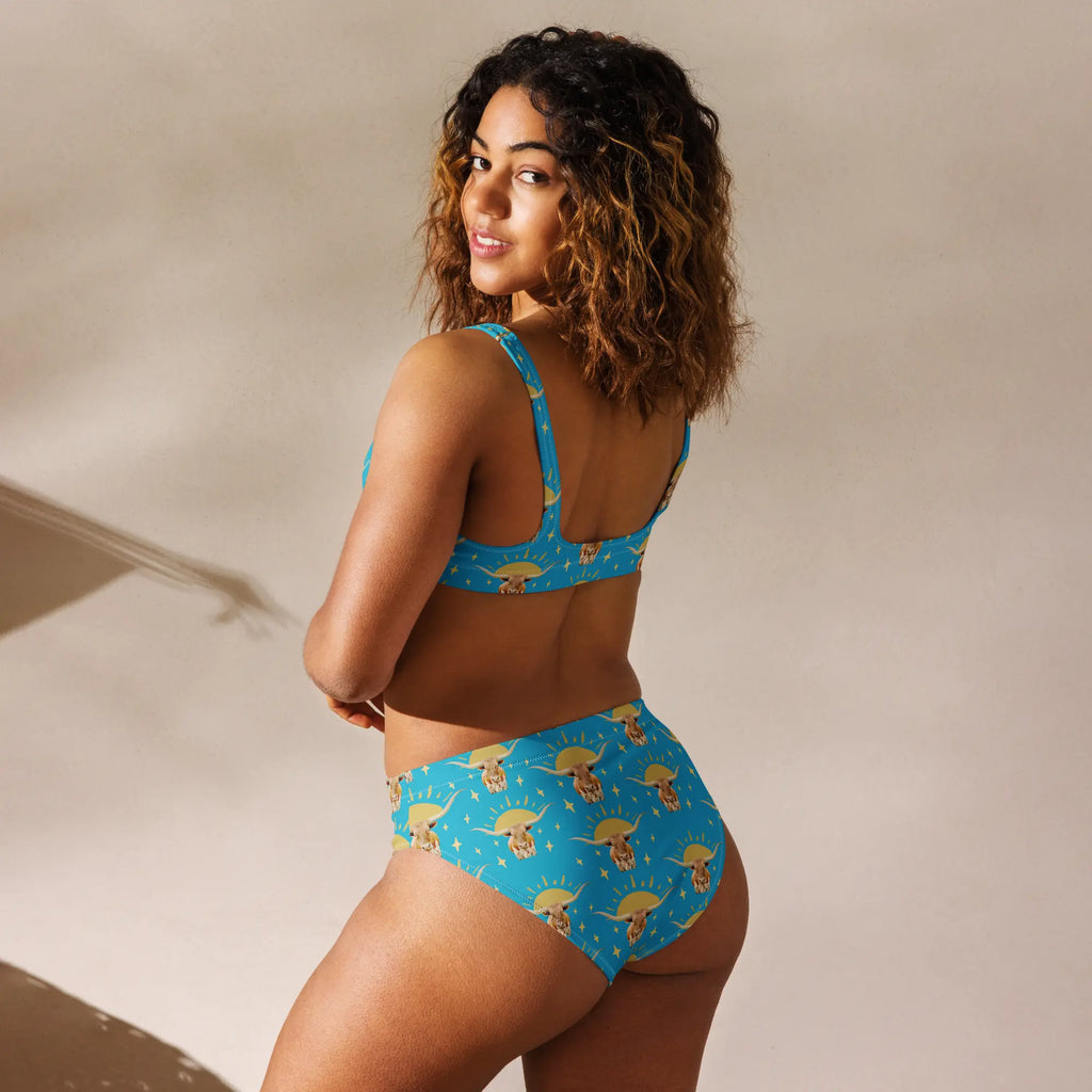 Yeehaw Longhorn Sunshine Bikini Baha Ranch Western Wear
