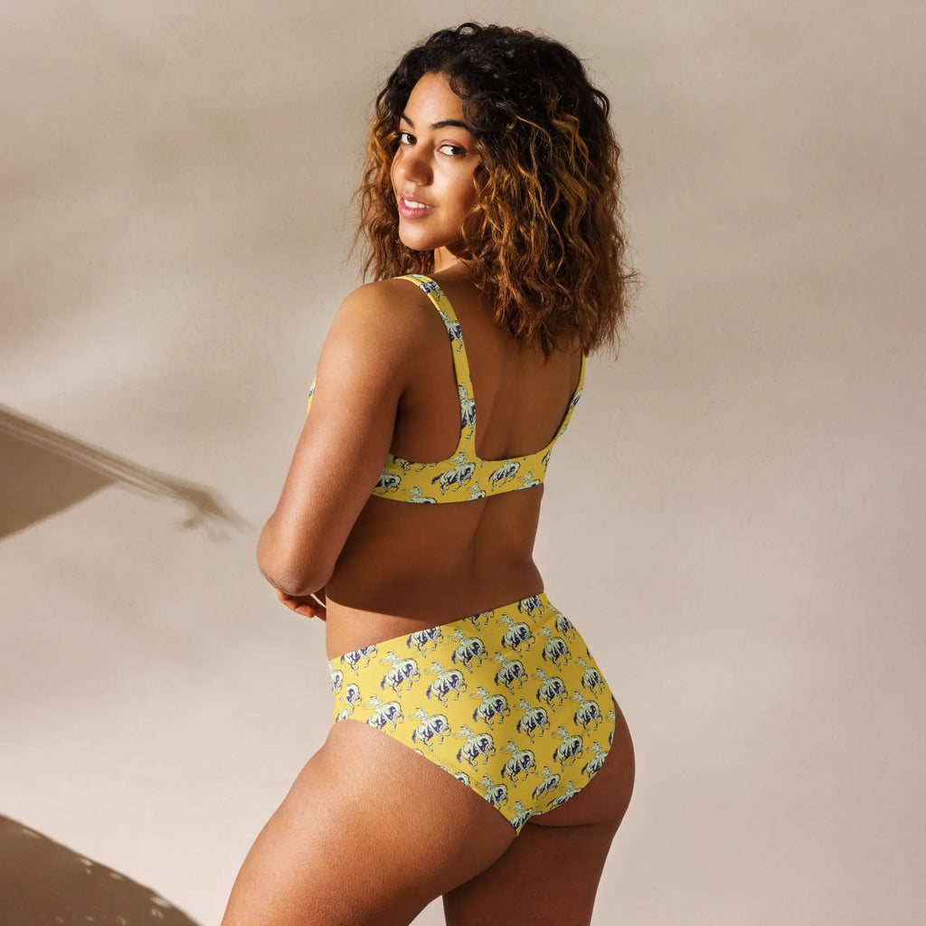Yeehaw Vintage Bronc Buster Bikini Baha Ranch Western Wear