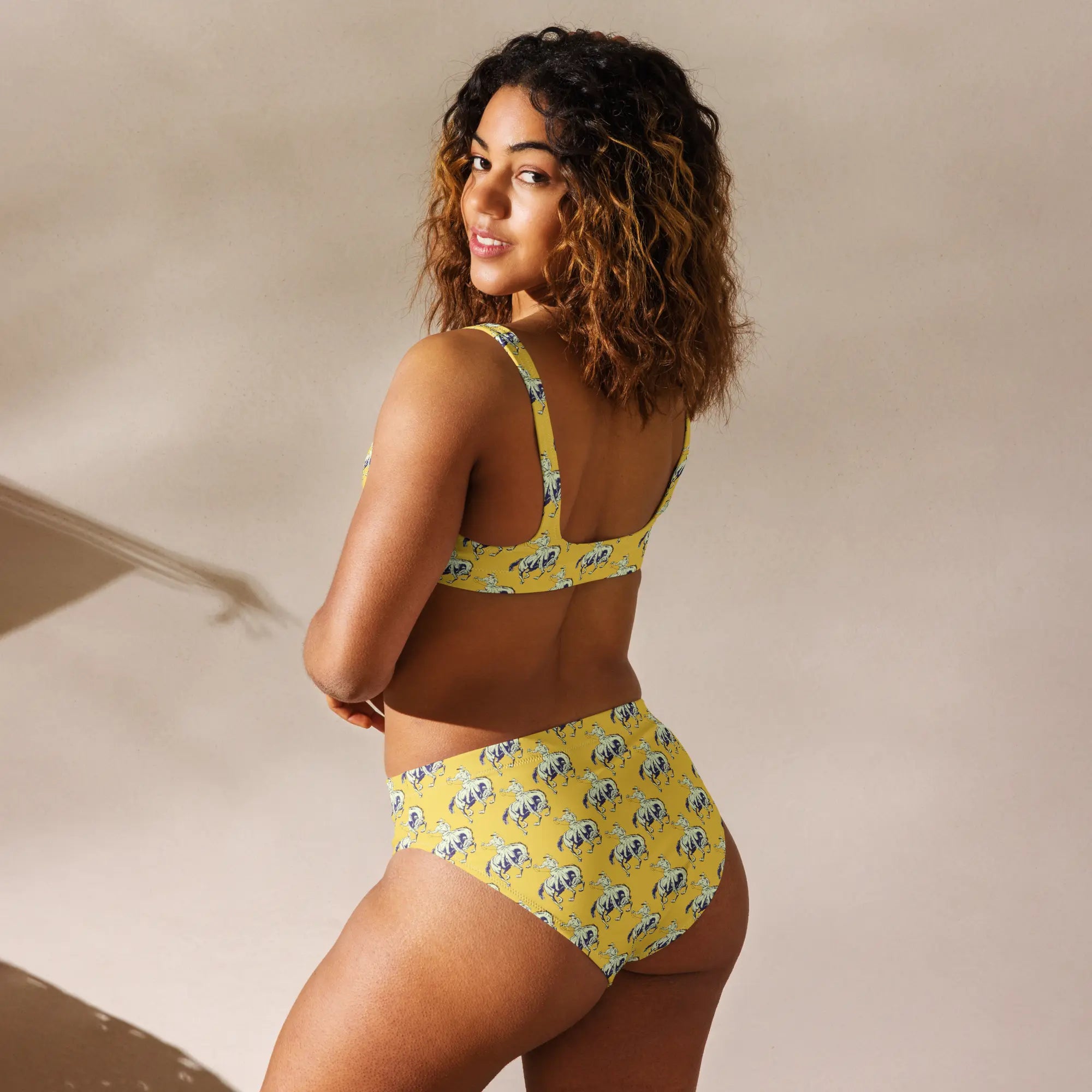 Yeehaw Vintage Bronc Buster Bikini Baha Ranch Western Wear