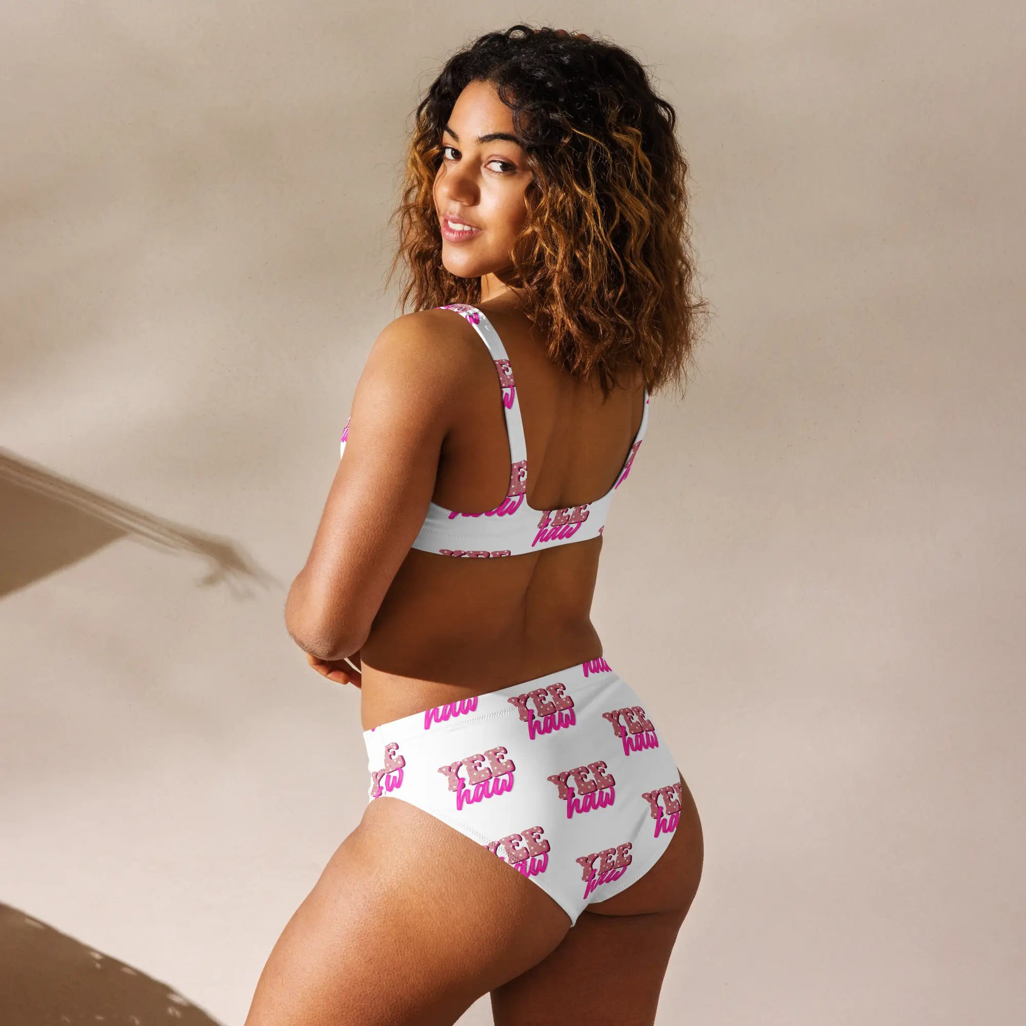 Yeehaw Pink Bikini Baha Ranch Western Wear