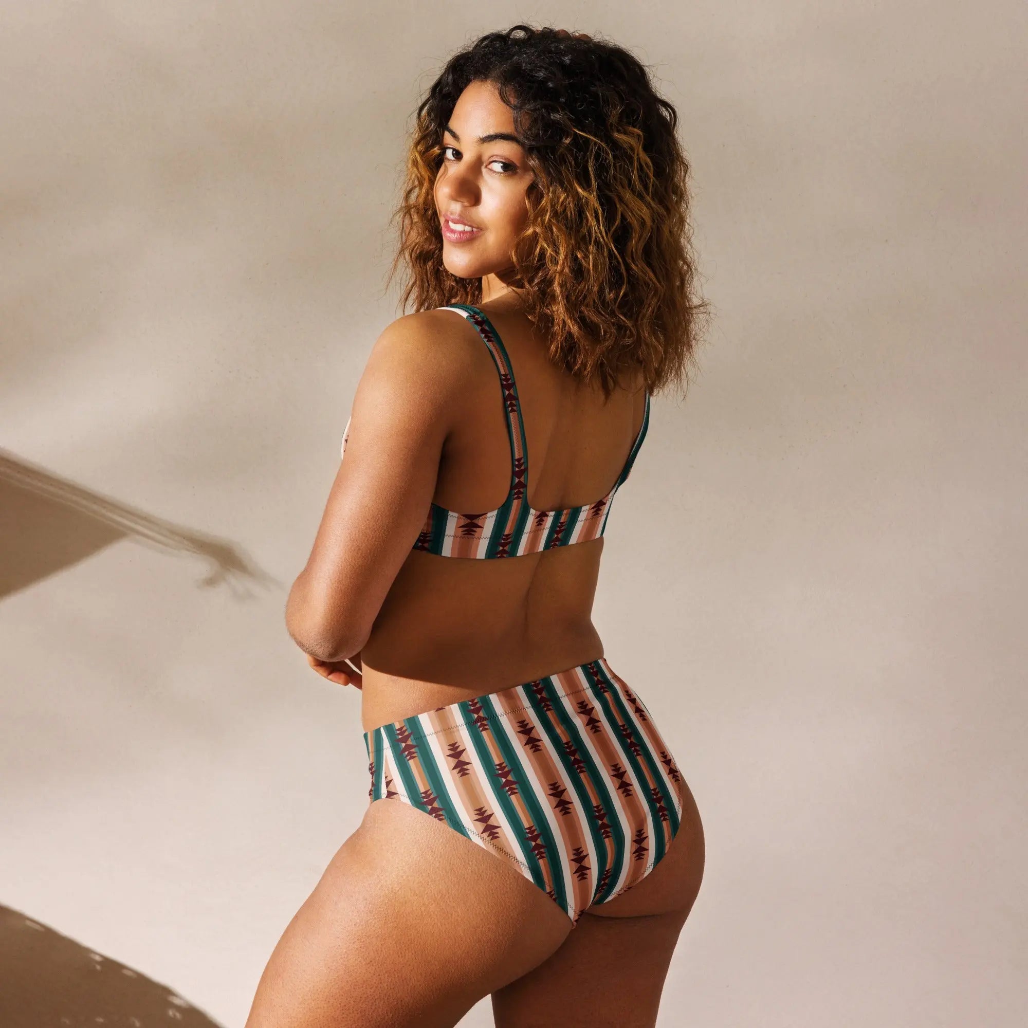 Baha Ranch Yeehaw Cocoa Aztec Bikini Baha Ranch Western Wear