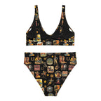 Baha Ranch Yeehaw Vintage Cowboy Collage Bikini Baha Ranch Western Wear
