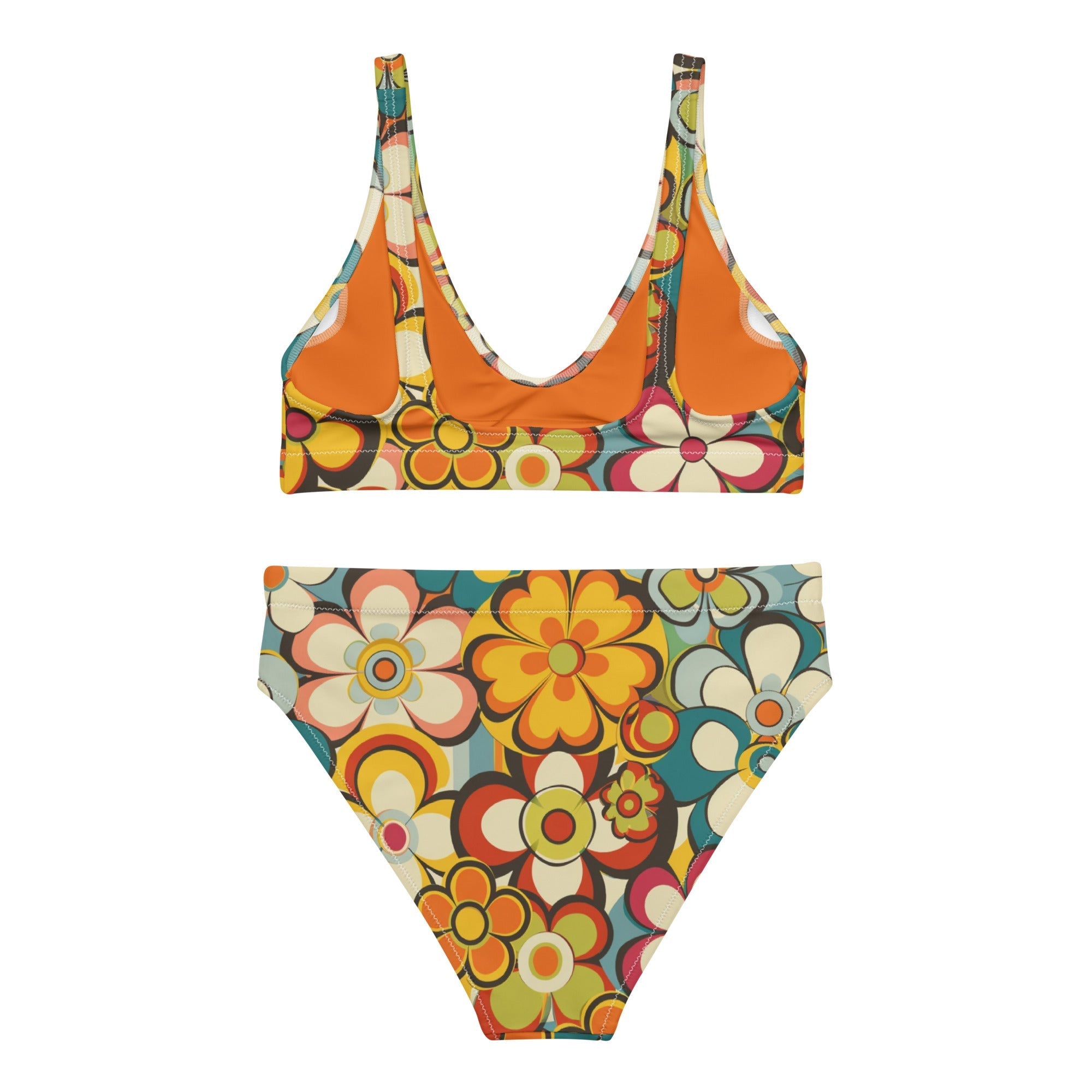 Baha Ranch Yeehaw Woodstock Retro Floral Bikini Baha Ranch Western Wear
