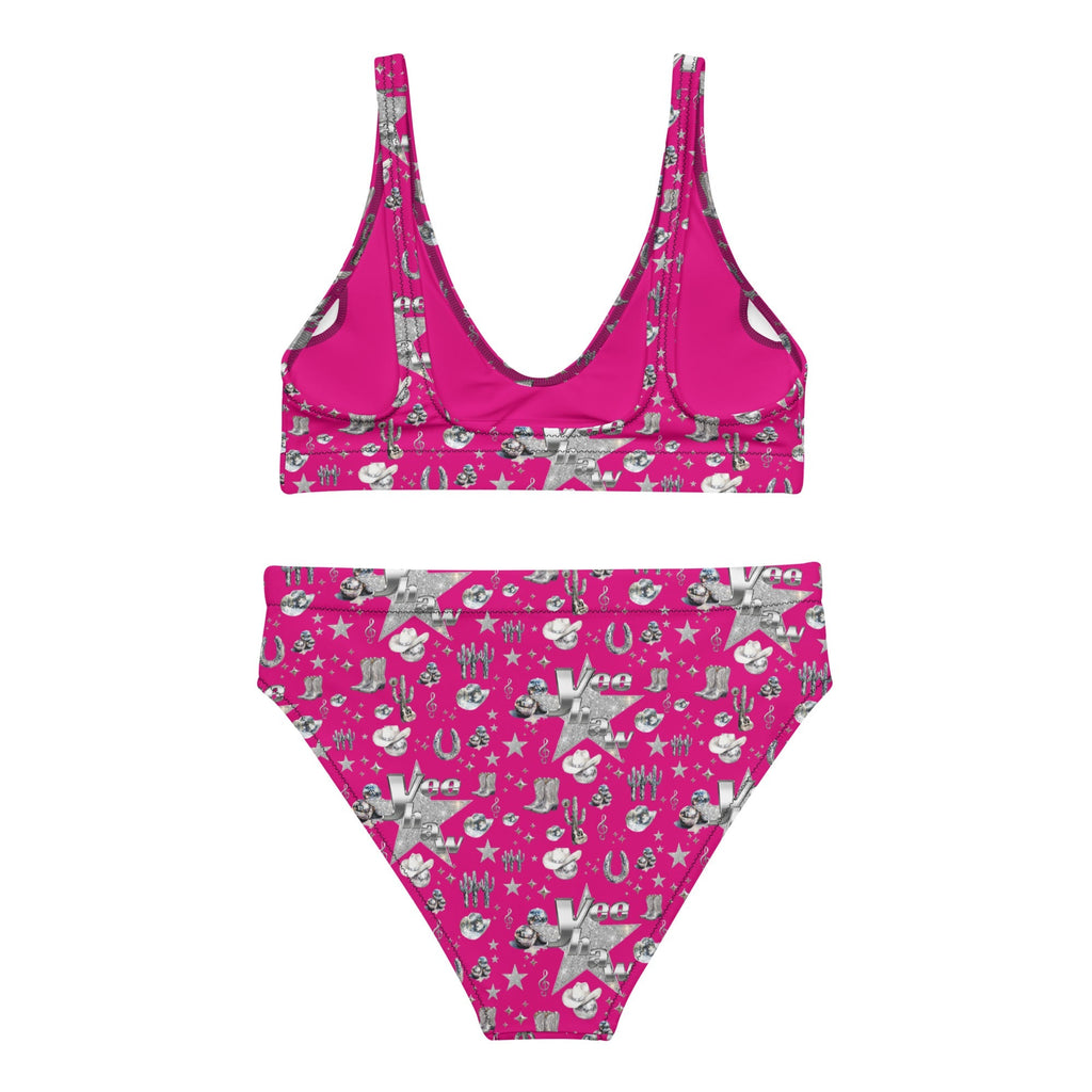 Baha Ranch Yeehaw Magenta Rhinestone Cowgirl Turquoise Bikini Baha Ranch Western Wear