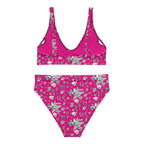 Baha Ranch Yeehaw Magenta Rhinestone Cowgirl Turquoise Bikini Baha Ranch Western Wear
