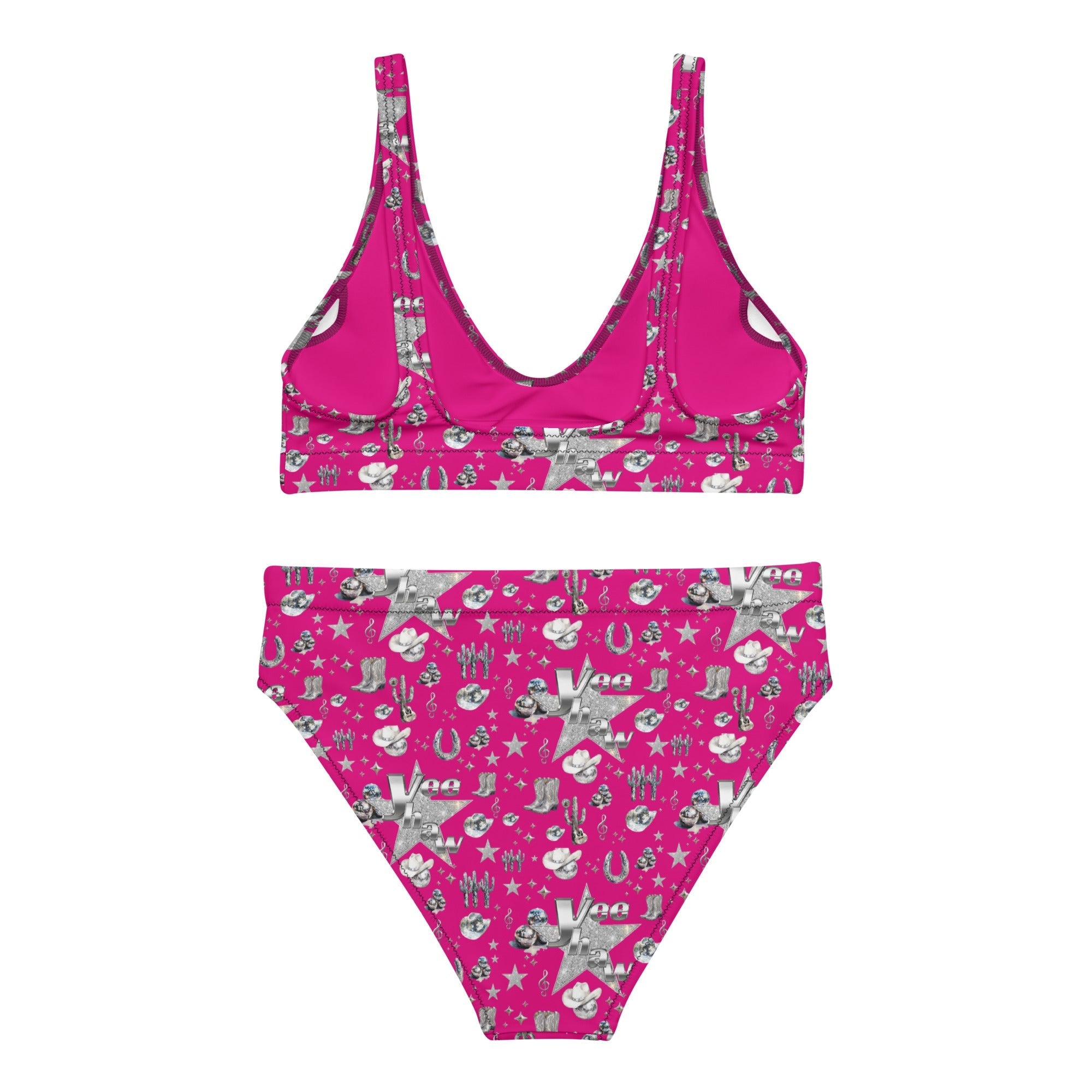 Baha Ranch Yeehaw Magenta Rhinestone Cowgirl Turquoise Bikini Baha Ranch Western Wear