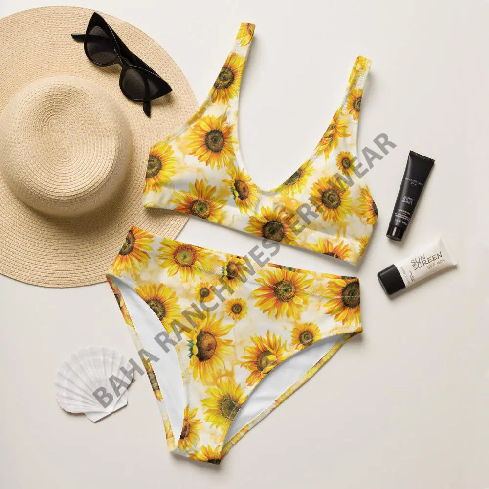 Yeehaw Sunflower Bikini Baha Ranch Western Wear
