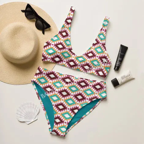 Baha Ranch Yeehaw Aztec Print Bikini Baha Ranch Western Wear