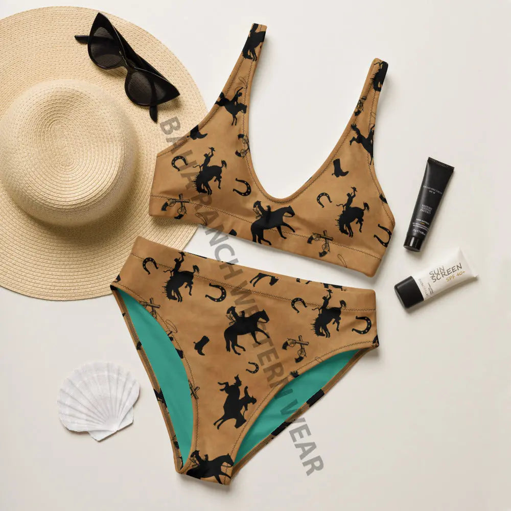 Baha Ranch Yeehaw Vintage Western Bikini Baha Ranch Western Wear