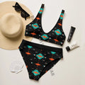 Baha Ranch Yeehaw Turquoise & Orange Aztec Bikini Baha Ranch Western Wear