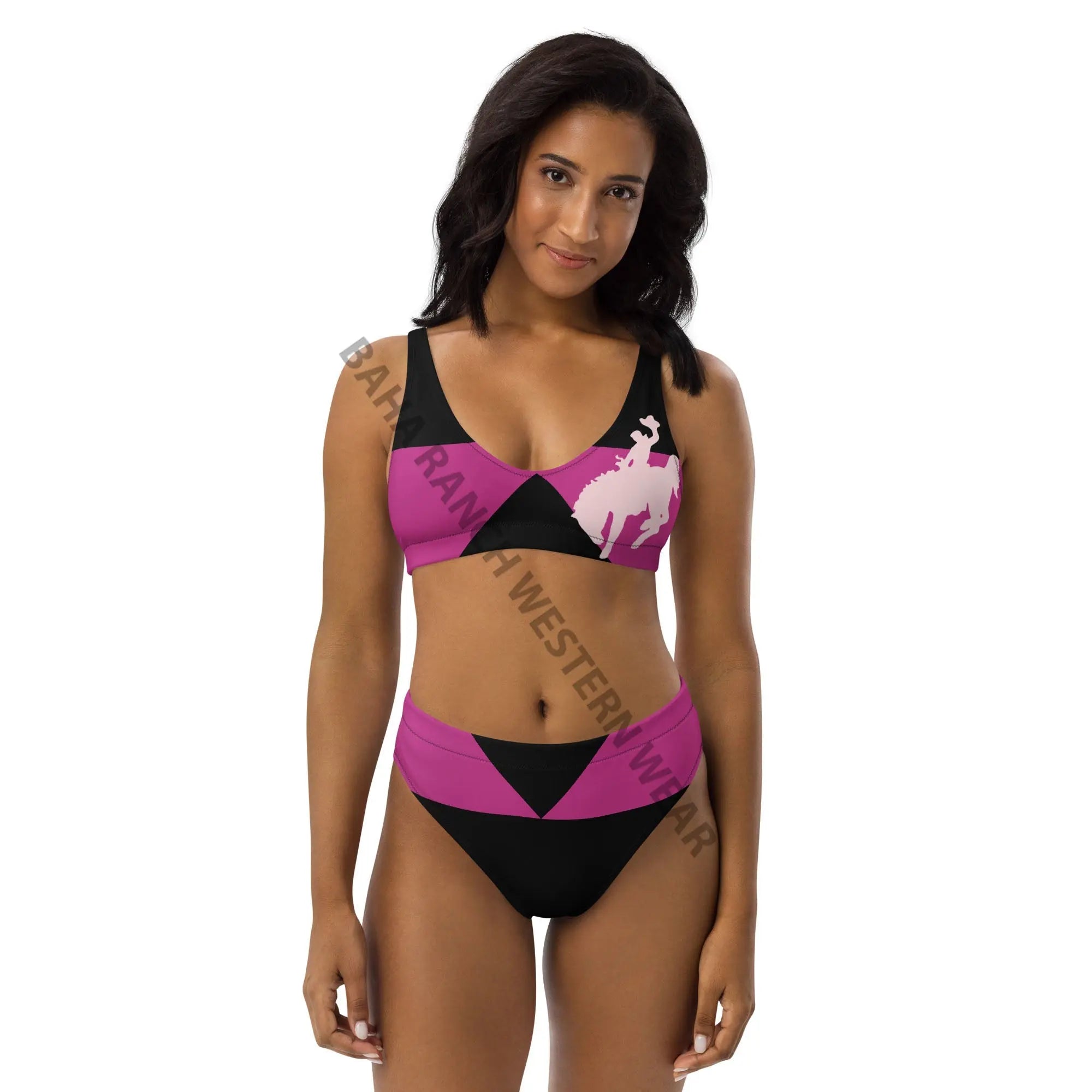 Baha Ranch Yeehaw Pink Bronc Bikini Baha Ranch Western Wear