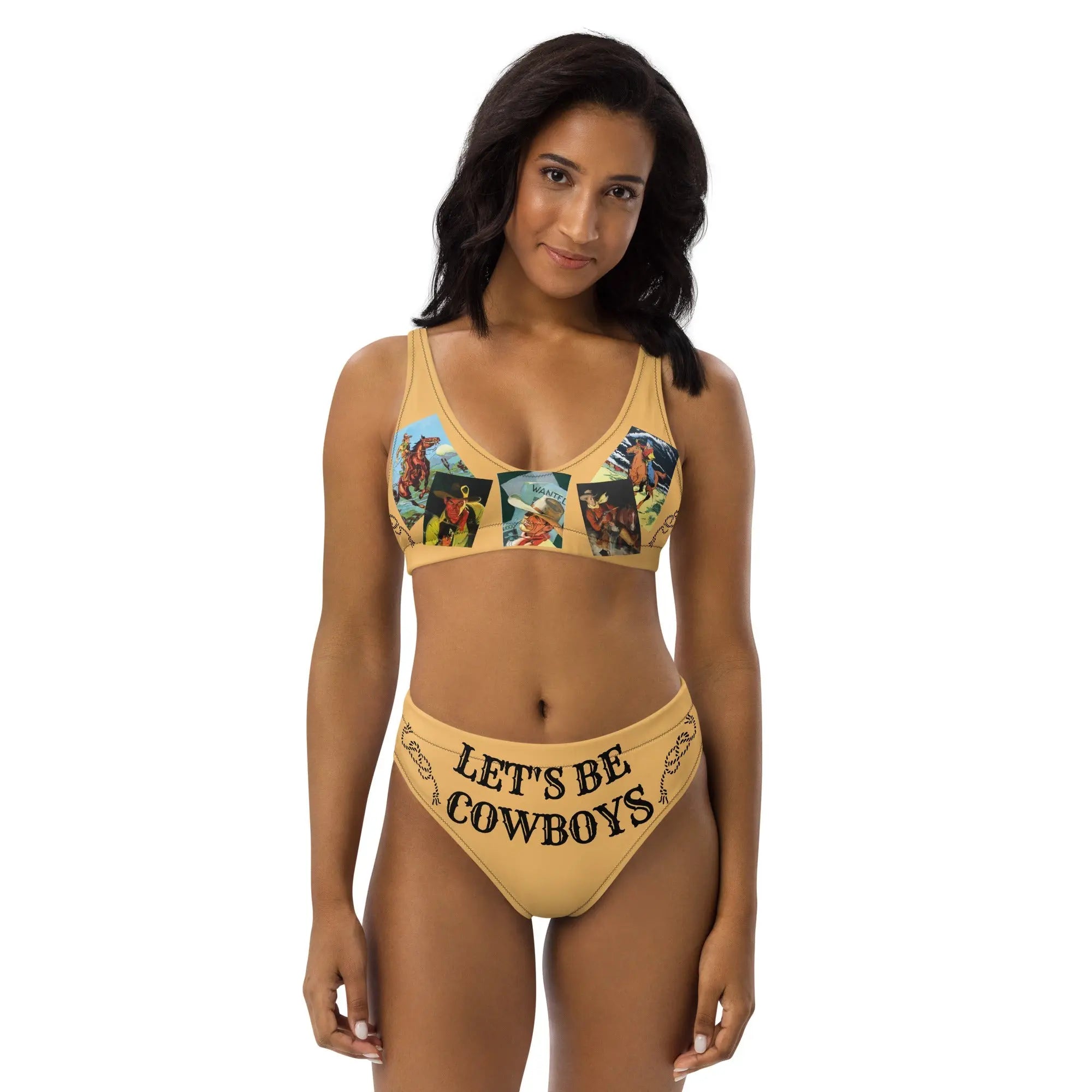 Baha Ranch Yeehaw Let's Be Cowboys Bikini Baha Ranch Western Wear