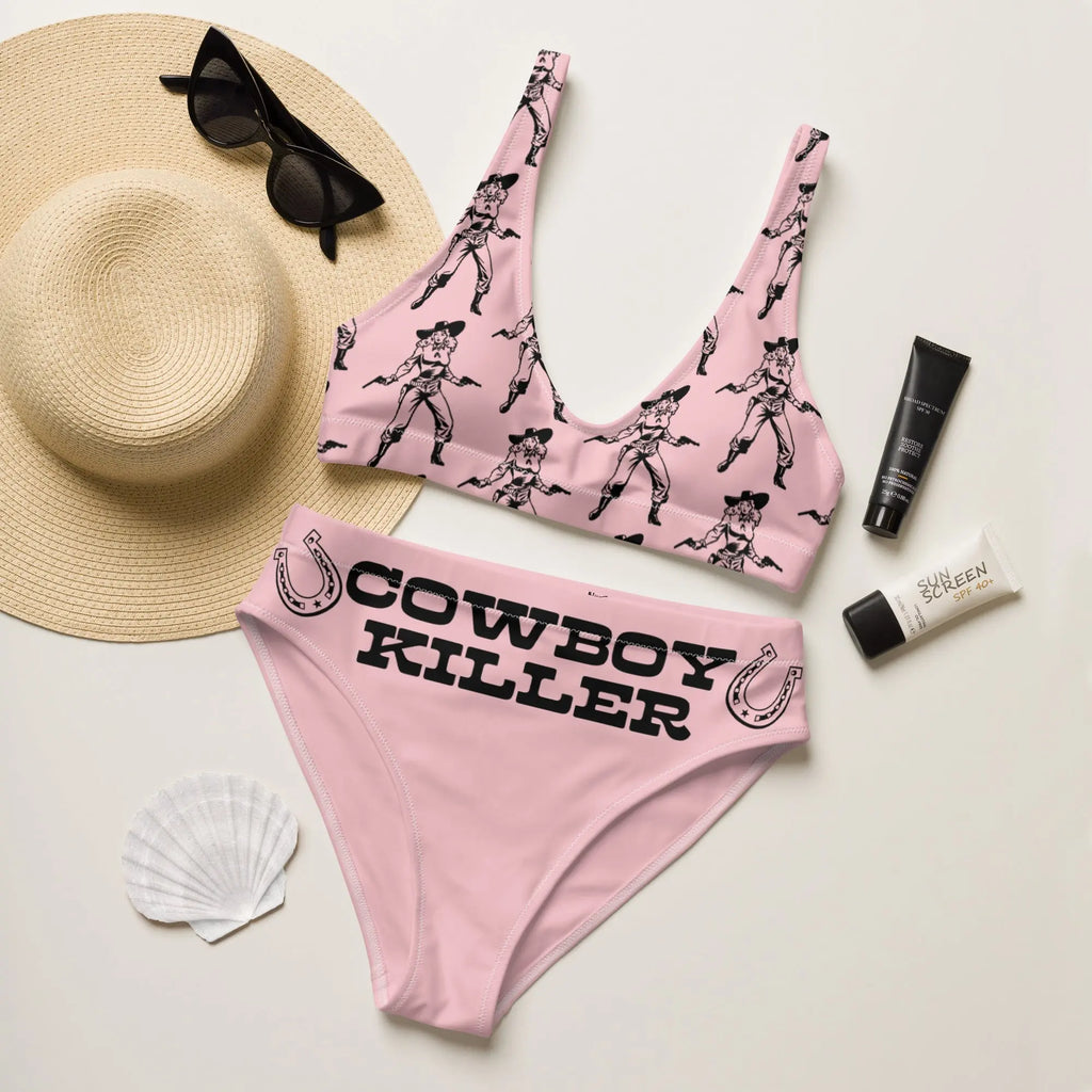 Baha Ranch Yeehaw Pink Cowboy Killer Bikini Baha Ranch Western Wear
