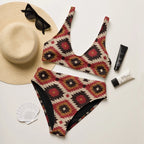 Baha Ranch Yeehaw Rust Aztec Bikini Baha Ranch Western Wear