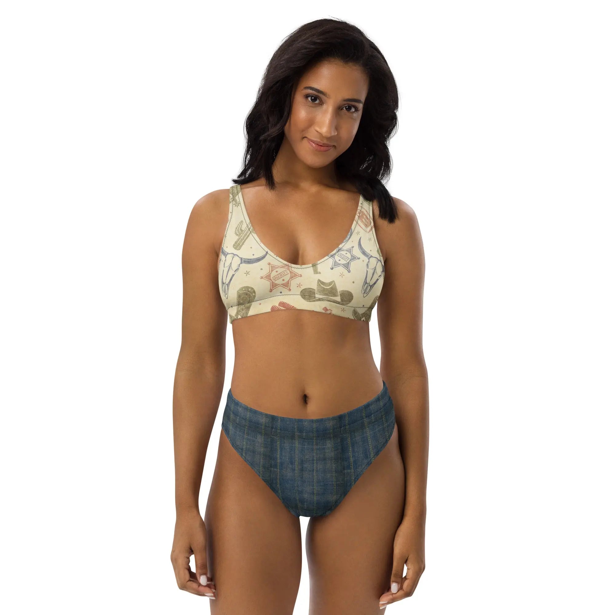 Baha Ranch Yeehaw Cactus Desert Bikini Baha Ranch Western Wear