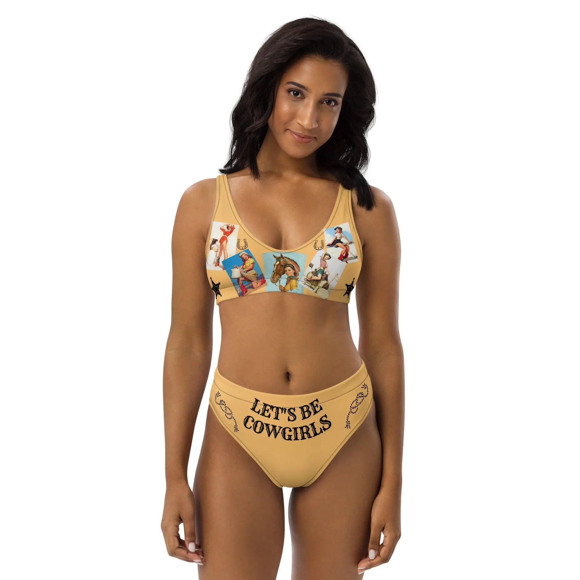 Baha Ranch Yeehaw Let's Be Cowgirls Bikini Baha Ranch Western Wear