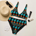 Baha Ranch Yeehaw Turquoise Cactus Bikini Baha Ranch Western Wear