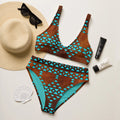 Baha Ranch Yeehaw Turquoise Aztec Bikini Baha Ranch Western Wear