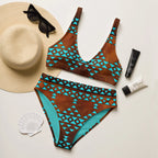 Baha Ranch Yeehaw Turquoise Aztec Bikini Baha Ranch Western Wear