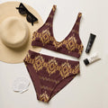 Baha Ranch Yeehaw Gold Aztec Bikini Baha Ranch Western Wear