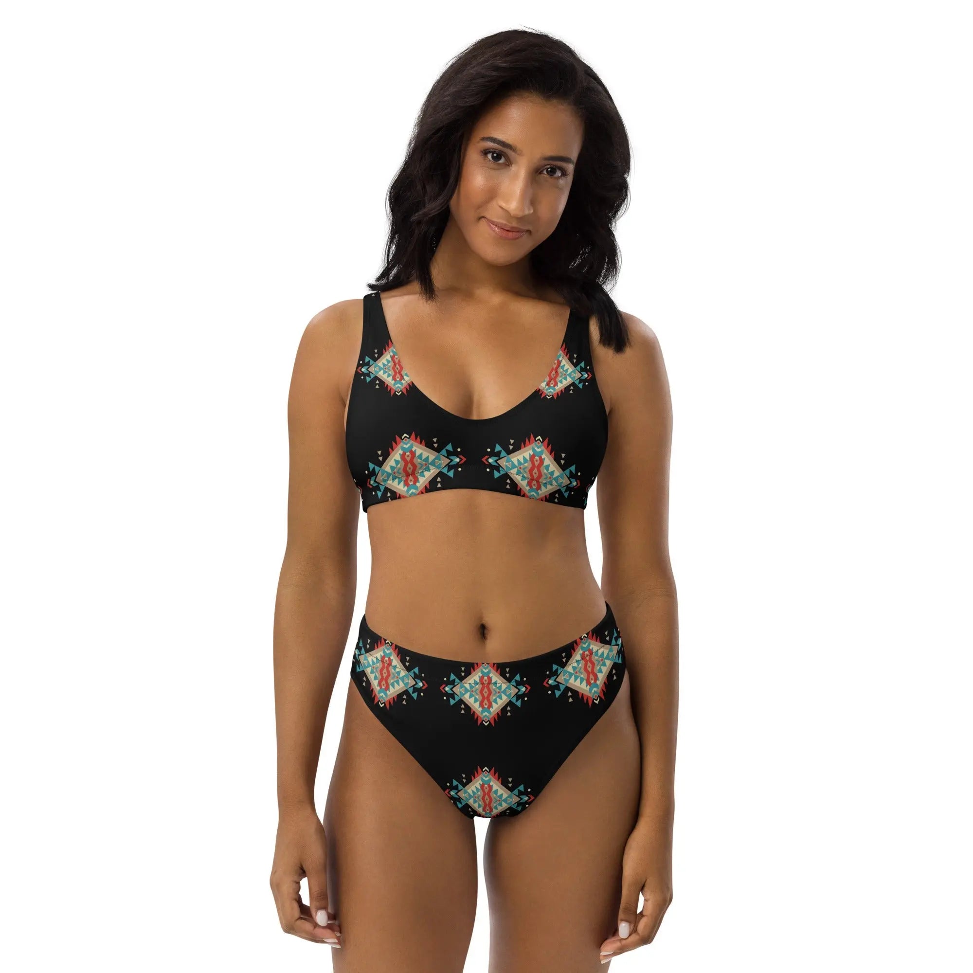 Baha Ranch Yeehaw Black Aztec Bikini Baha Ranch Western Wear