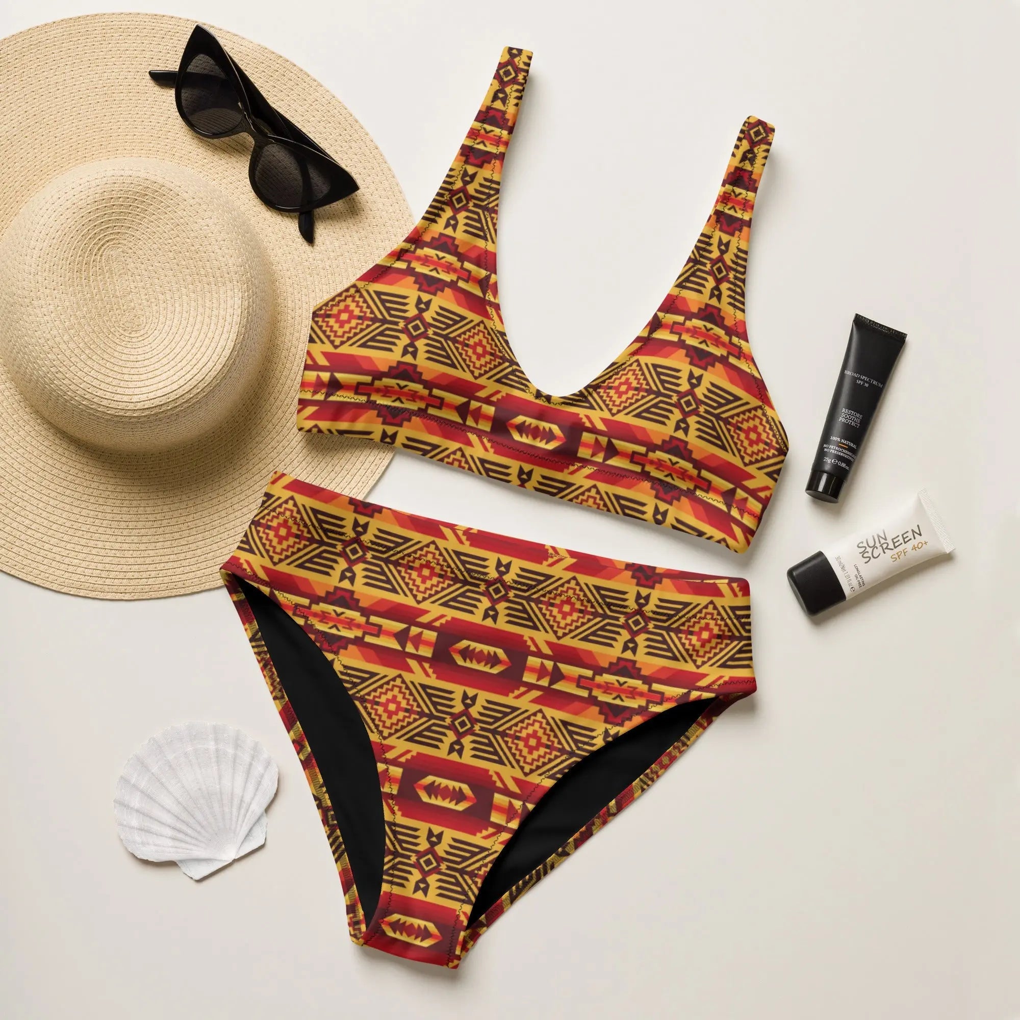 Baha Ranch Yeehaw Native Print Bikini Baha Ranch Western Wear
