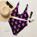 Baha Ranch Yeehaw Purple Neon Cactus Bikini Baha Ranch Western Wear
