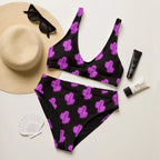Baha Ranch Yeehaw Purple Neon Cactus Bikini Baha Ranch Western Wear