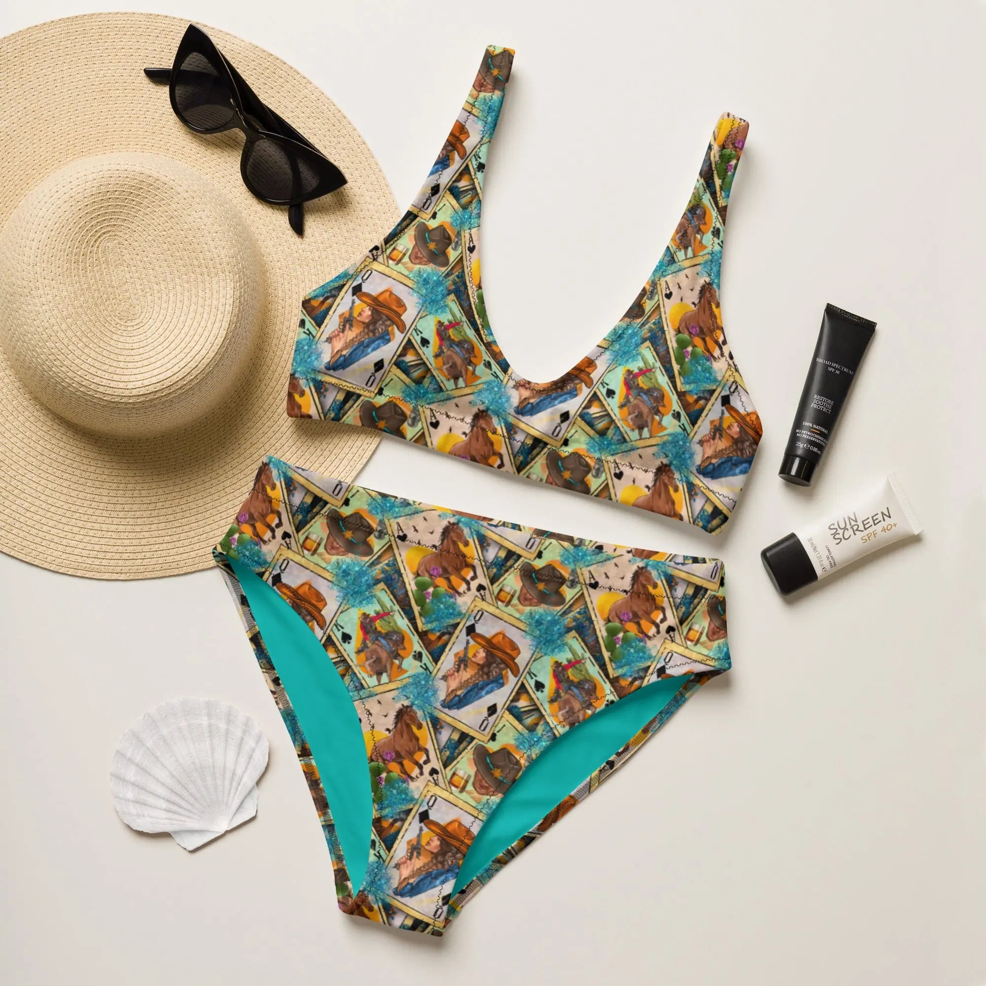 Baha Ranch Yeehaw Feelin' Lucky Bikini Baha Ranch Western Wear