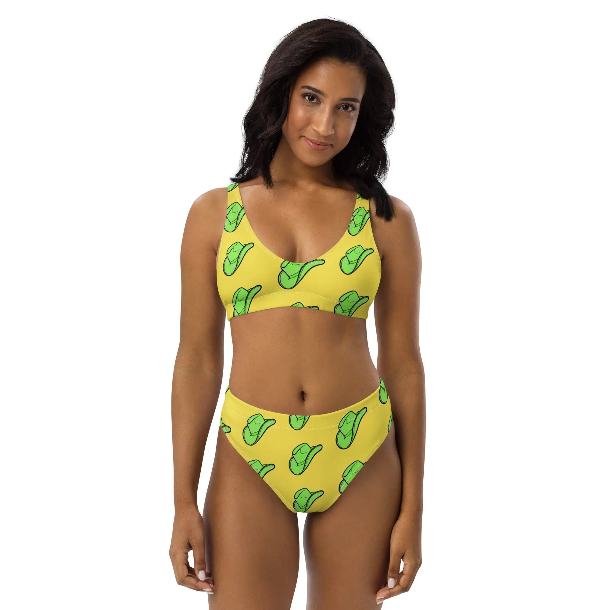 Baha Ranch Yeehaw Green Hat Bikini Baha Ranch Western Wear