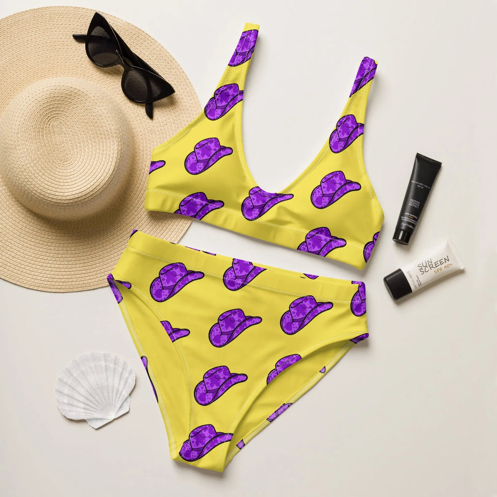 Baha Ranch Yeehaw Purple Hat Bikini Baha Ranch Western Wear