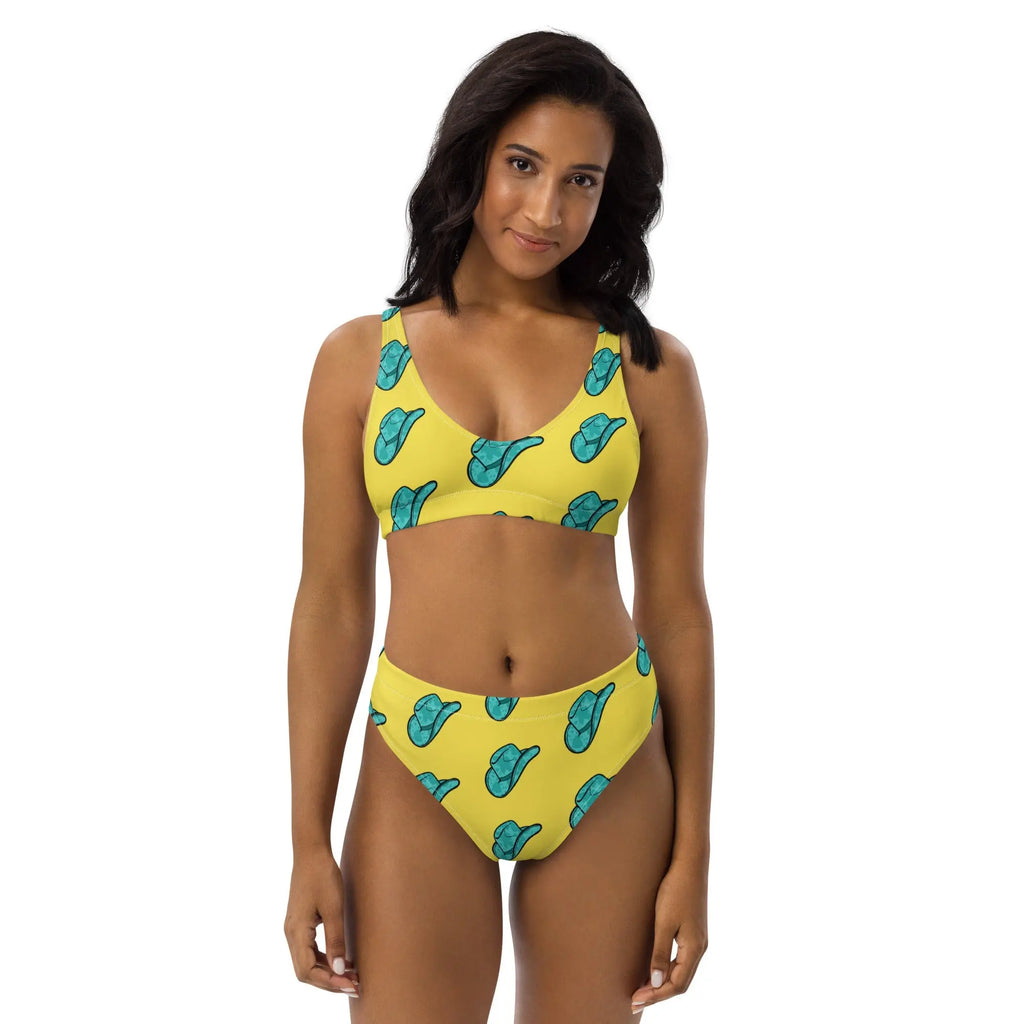 Baha Ranch Yeehaw Turquoise Hat Bikini Baha Ranch Western Wear