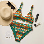 Baha Ranch Yeehaw Mustard Aztec Bikini Baha Ranch Western Wear
