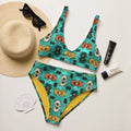Baha Ranch Yeehaw Turquoise Aztec Bikini Baha Ranch Western Wear