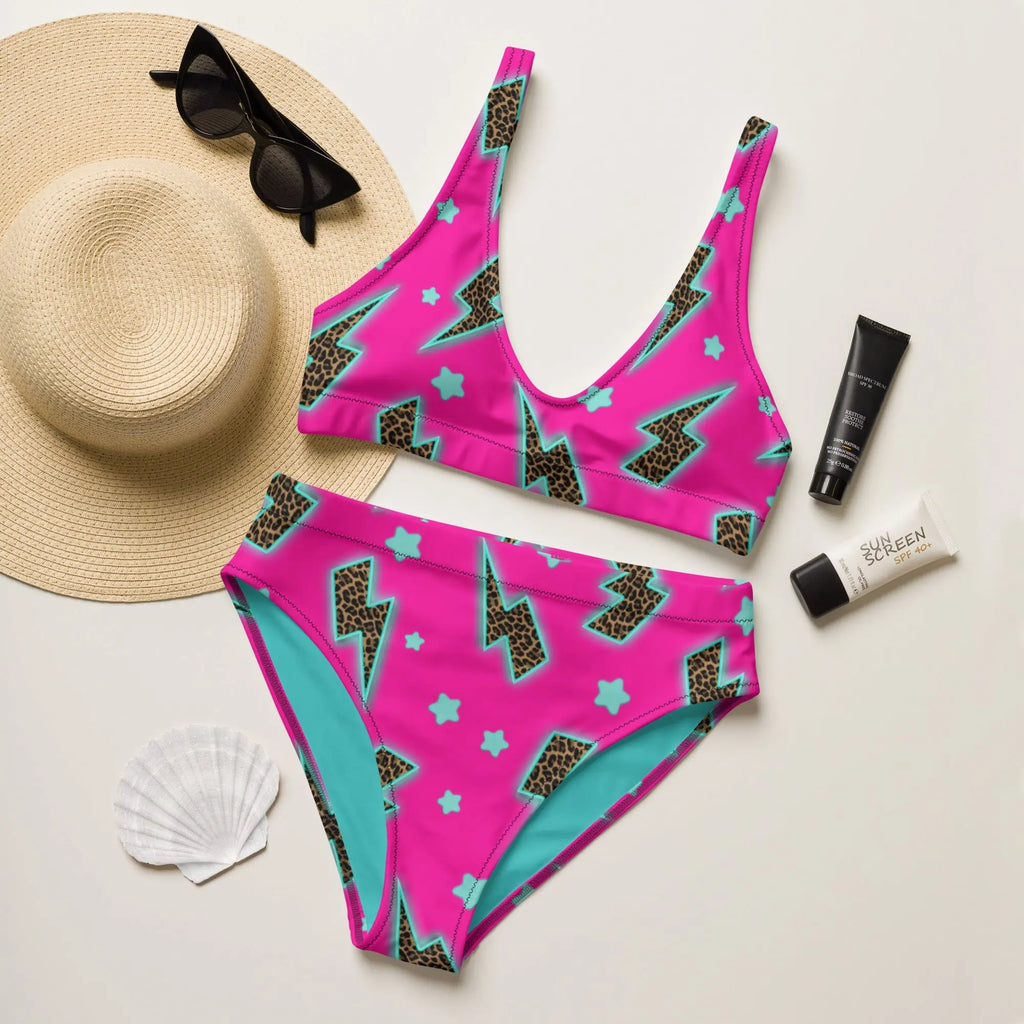 Baha Ranch Yeehaw Leopard Lightning Bikini Baha Ranch Western Wear