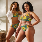 Baha Ranch Yeehaw Leopard & Sunflower Bikini Baha Ranch Western Wear