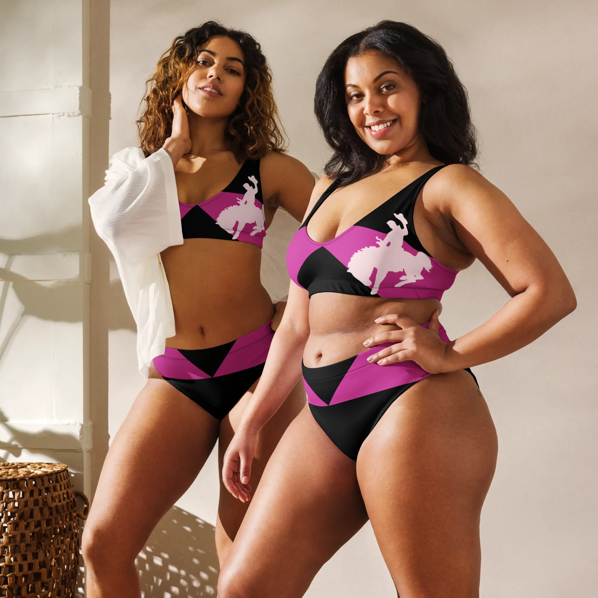 Baha Ranch Yeehaw Pink Bronc Bikini Baha Ranch Western Wear