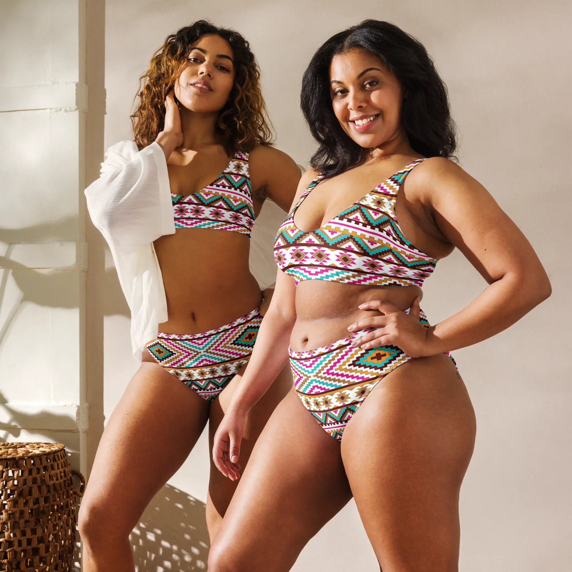Baha Ranch Yeehaw Multi Aztec Bikini Baha Ranch Western Wear