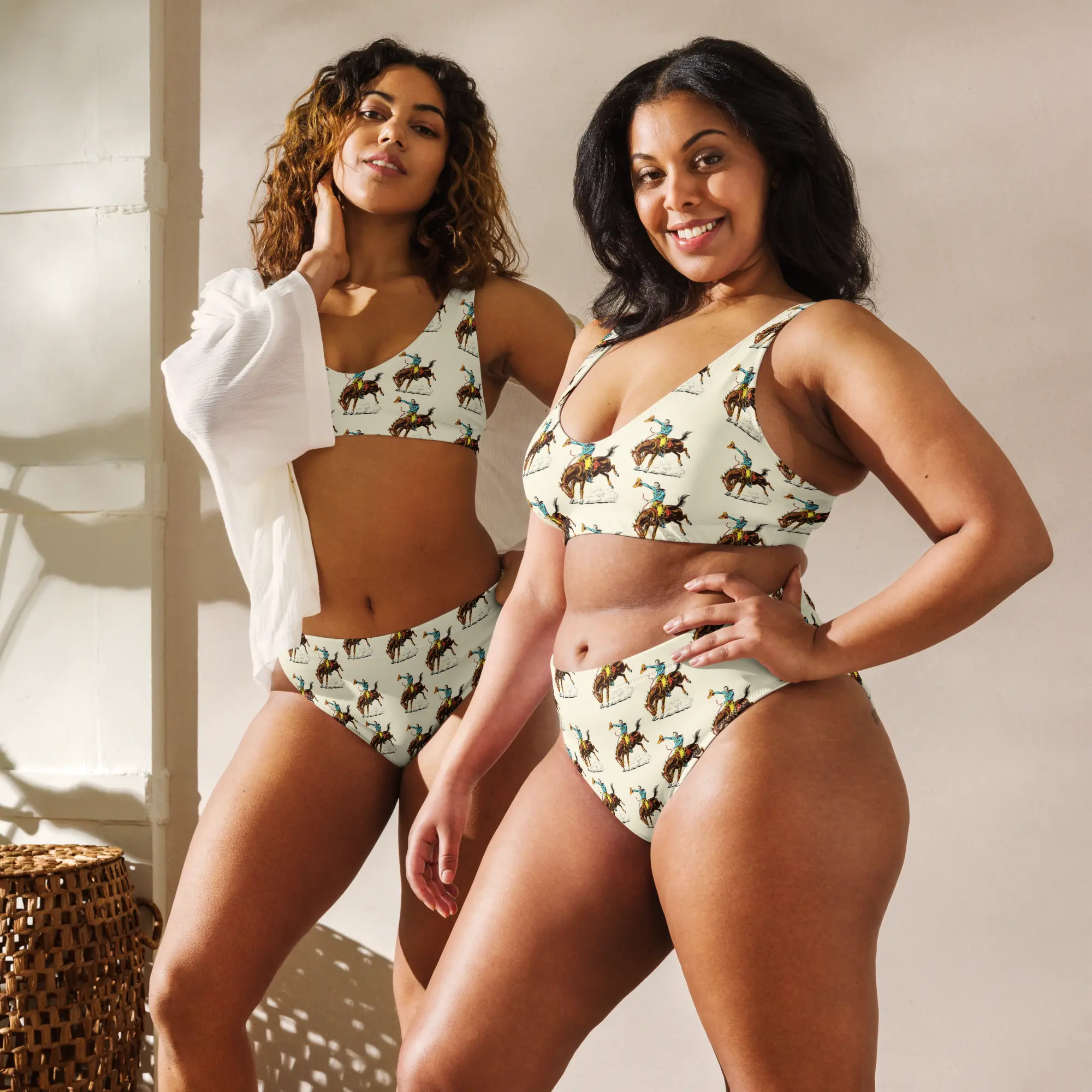 Baha Ranch Yeehaw Vintage Rodeo Cowboy Bikini Baha Ranch Western Wear