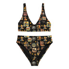 Baha Ranch Yeehaw Vintage Cowboy Collage Bikini Baha Ranch Western Wear