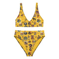 Baha Ranch Yeehaw Vintage Cowboy Collage Mustard Bikini Baha Ranch Western Wear