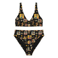 Baha Ranch Yeehaw Vintage Cowgirl Collage Bikini Baha Ranch Western Wear