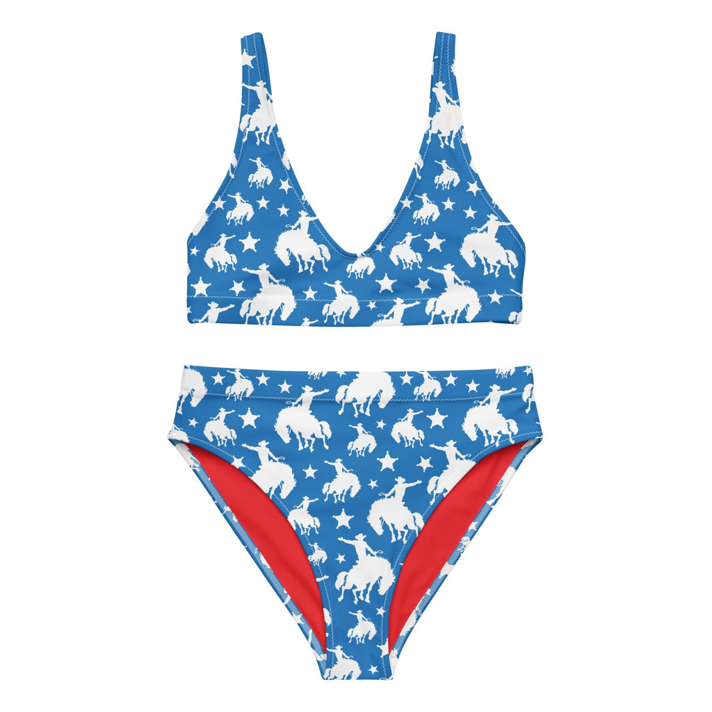 Baha Ranch Yeehaw Blue Rodeo Cowboy Bikini Baha Ranch Western Wear