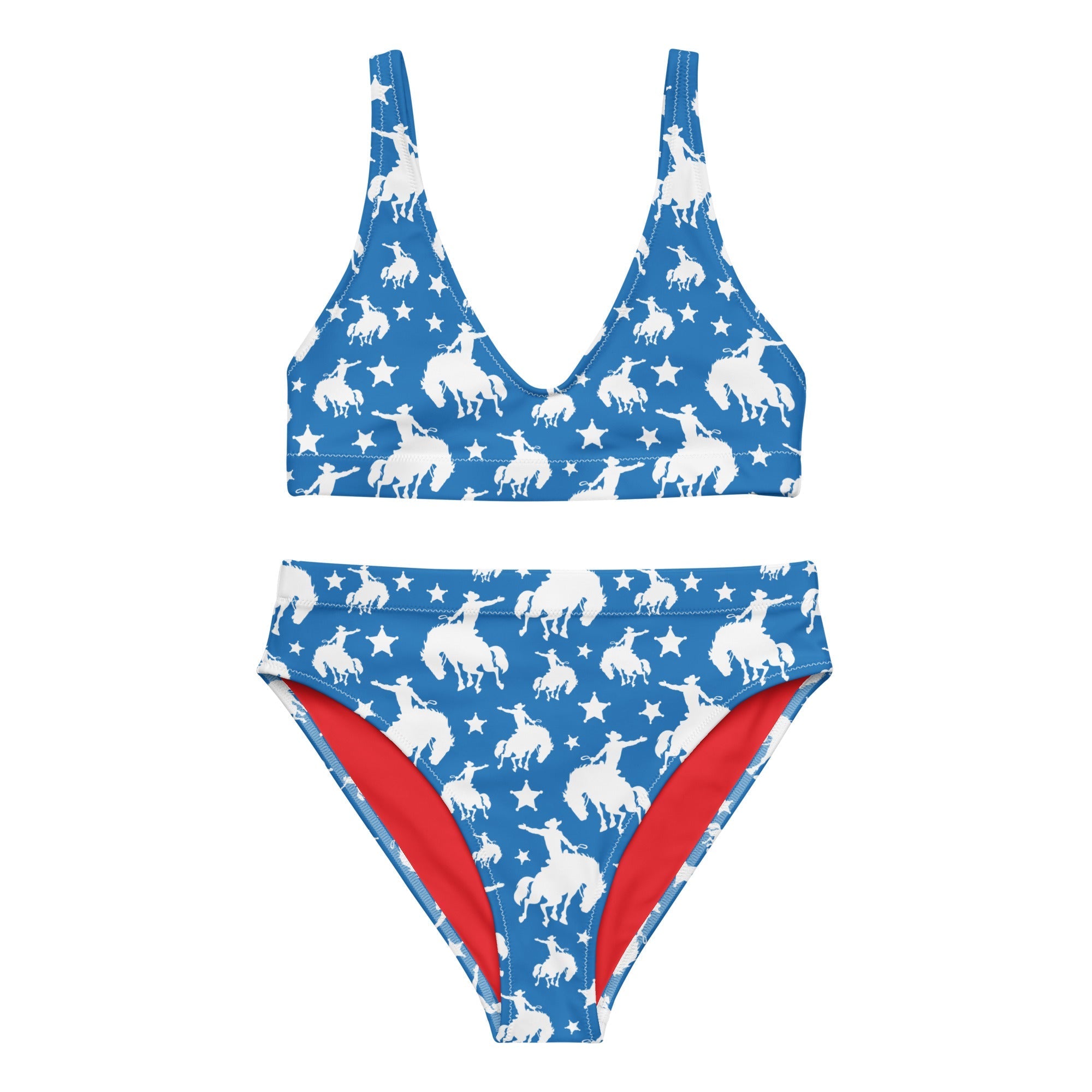 Baha Ranch Yeehaw Blue Rodeo Cowboy Bikini Baha Ranch Western Wear