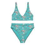 Baha Ranch Yeehaw Turquoise Rhinestone Cowgirl Turquoise Bikini Baha Ranch Western Wear